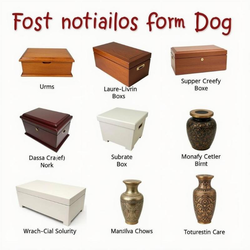 Dog Cremation Urn Options