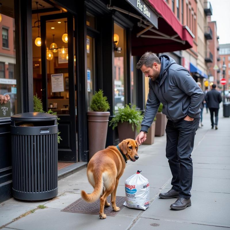 Dog dining etiquette on the Upper East Side