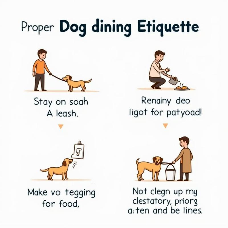 Dog Dining Etiquette in Woodland Park