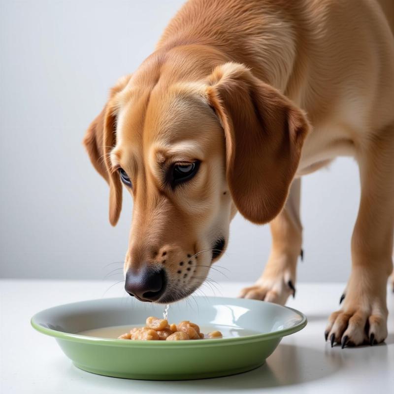 Dog Drinking Water