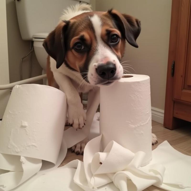 Dog Ate Toilet Paper Roll: What Should You Do?