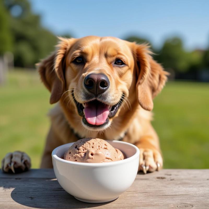 Carob Ice Cream for Dogs: A Cool and Healthy Treat