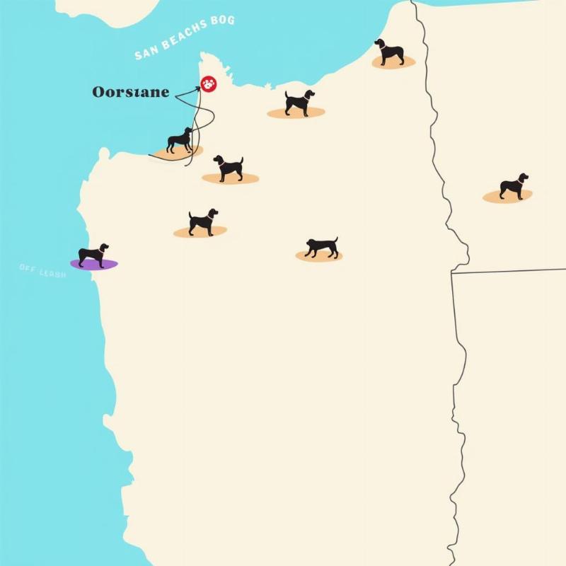 Dog Friendly Beaches Bay Area Map