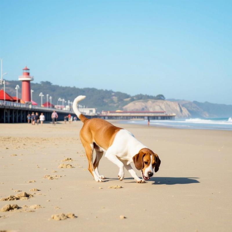 Dog-friendly beaches near Santa Cruz Beach Boardwalk