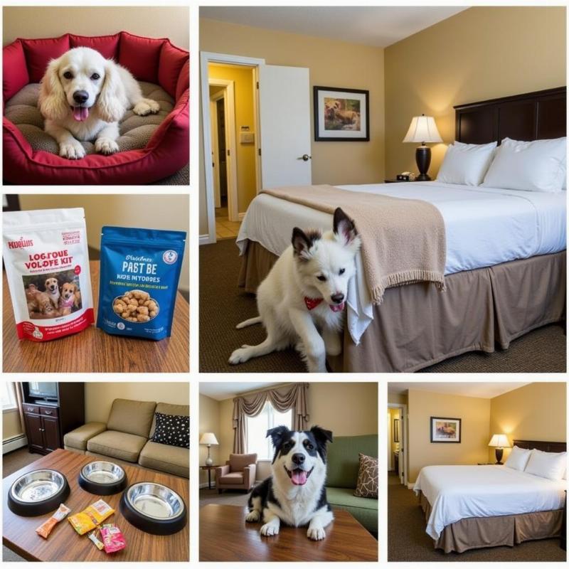 Dog-friendly amenities at a hotel in Mendocino