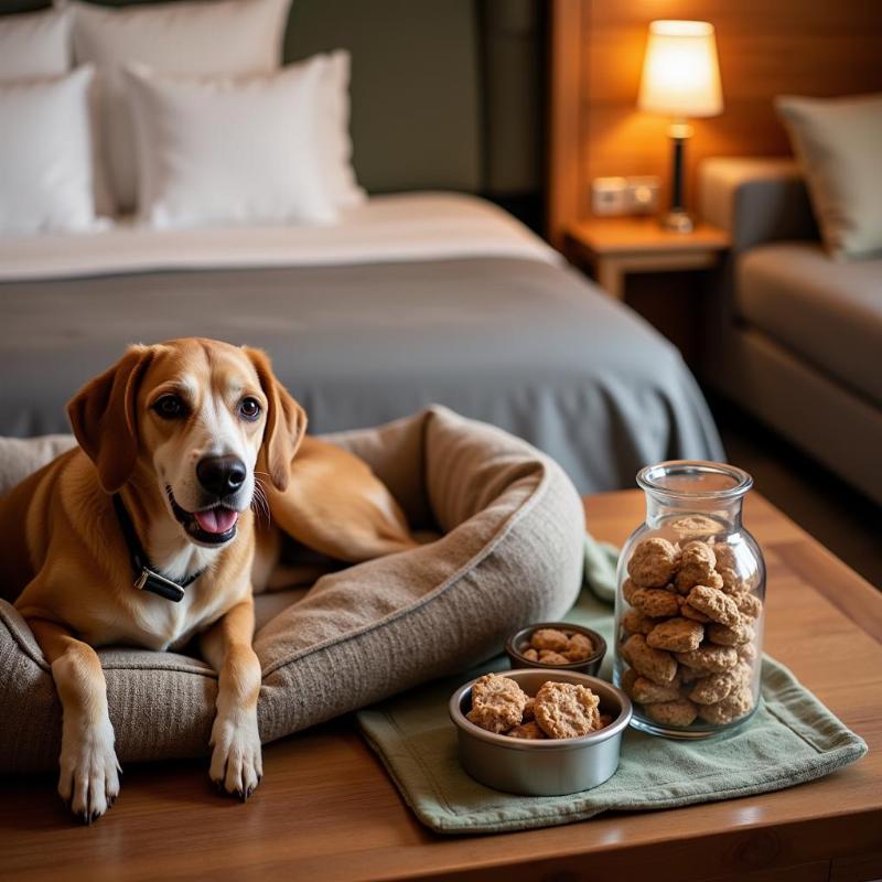 Dog-friendly hotel amenities in Bozeman, Montana