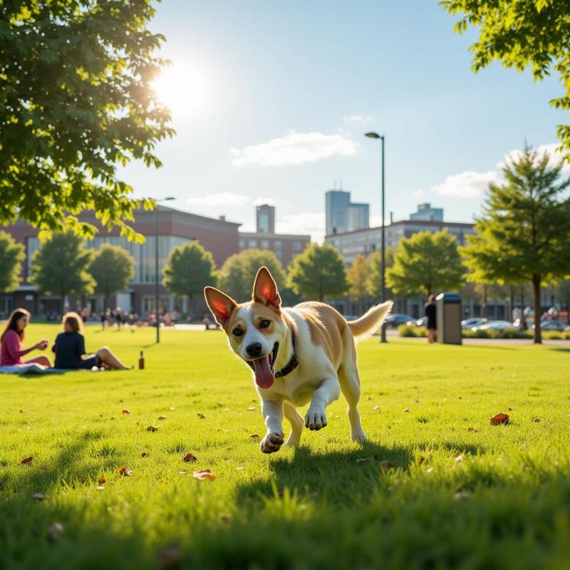 Dog-friendly parks near Town East Mall