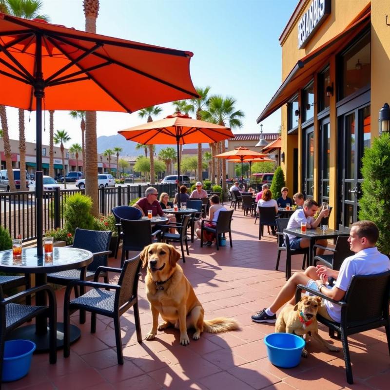 Dog-friendly patio in Las Vegas