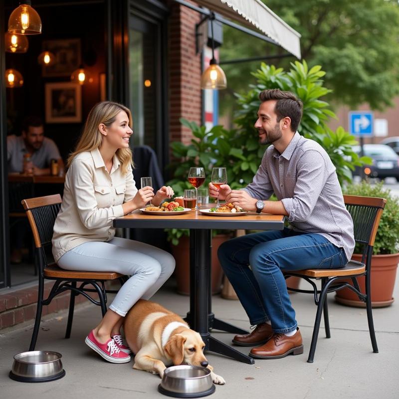 Dining with Your Dog on a Patio in San Francisco