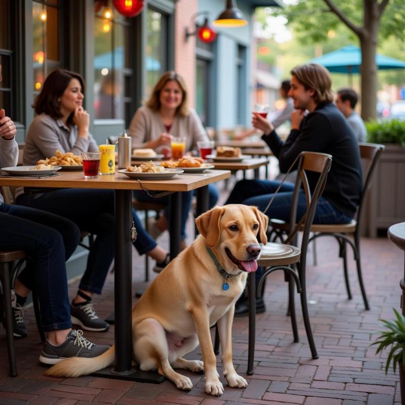 Nhà hàng thân thiện với chó ở Savannah