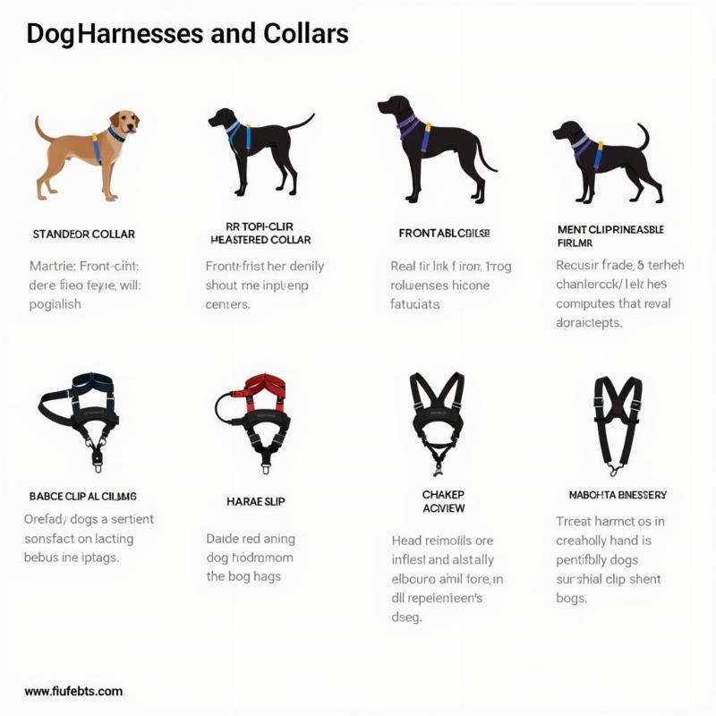 Types of Dog Harnesses and Collars