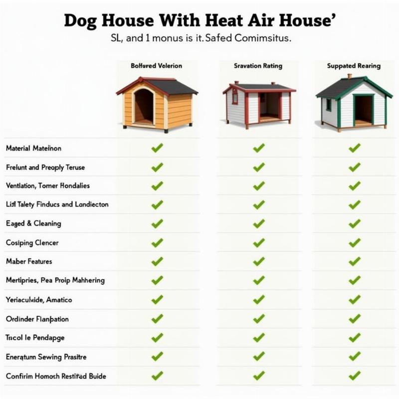 Comparison of Dog House Features