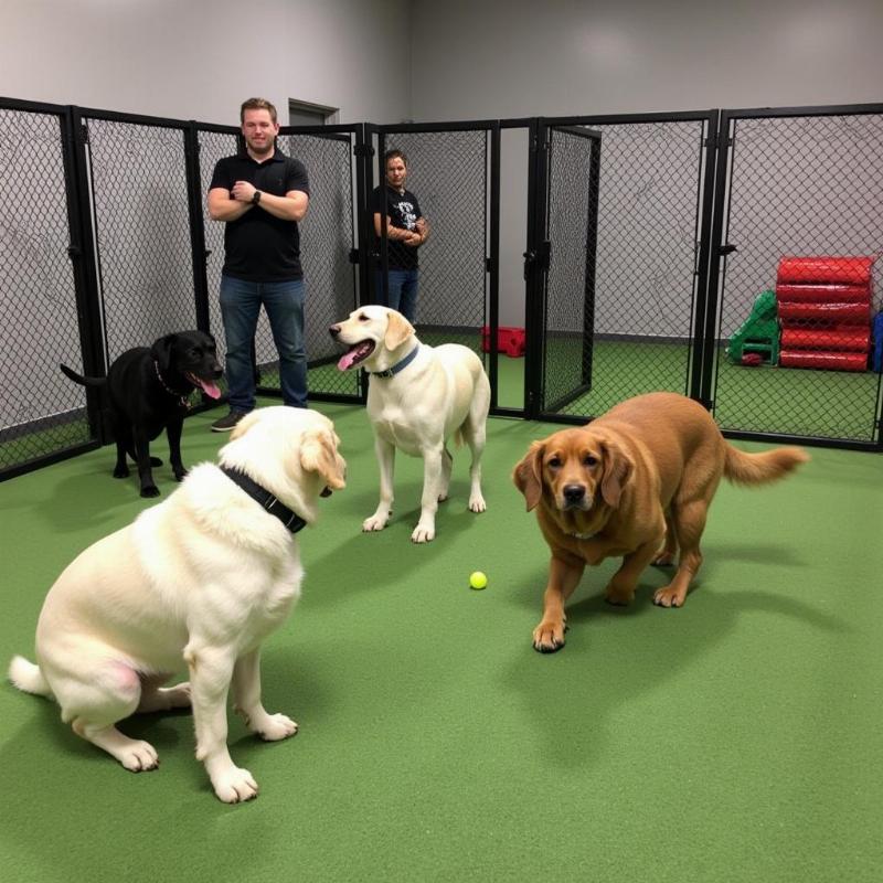 Dog Kennel Play Area in Layton