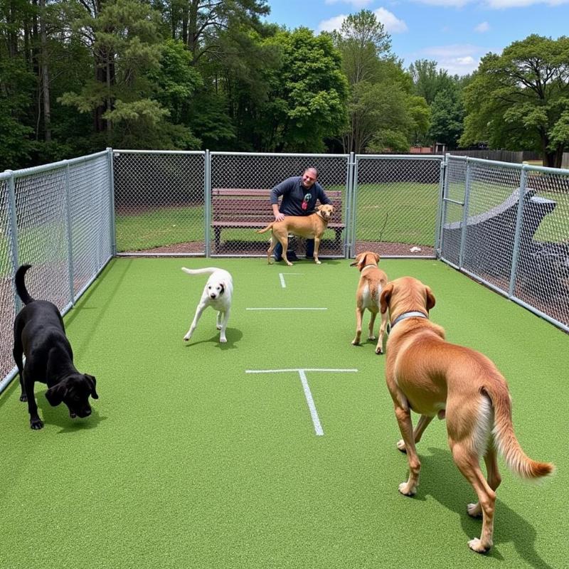 Spacious Play Areas for Dogs