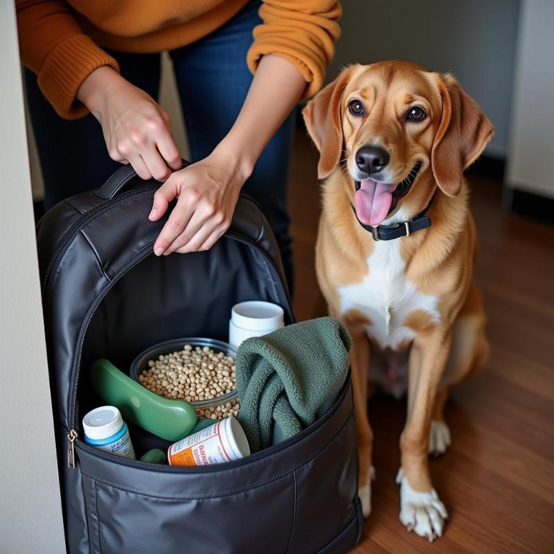 Packing for Dog's Kennel Stay in Williston, ND