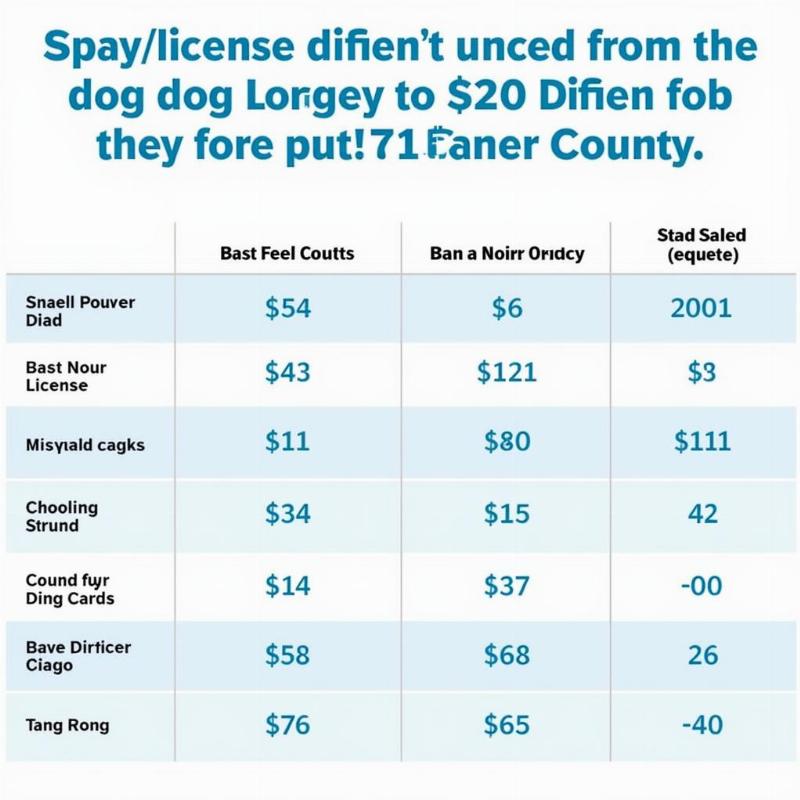 Dog License Fees in San Diego