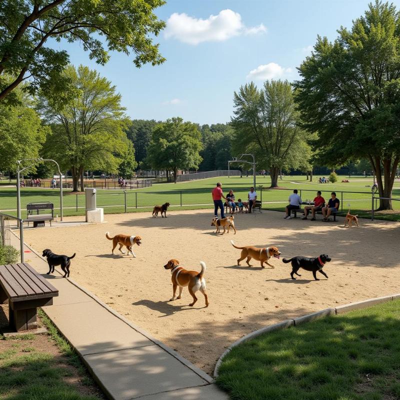 Barker Field Dog Park in Richmond VA