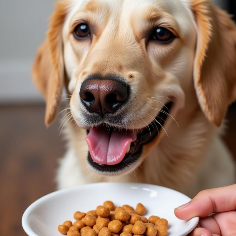 Dog Taking Joint Supplement