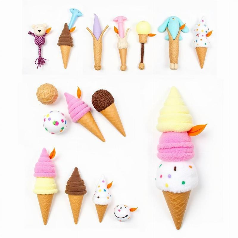 Dog Toy Ice Cream Cone Variety