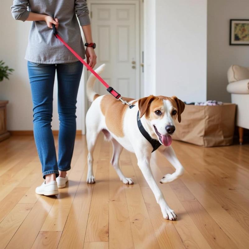 Dog Training Prevents Floor Scratches