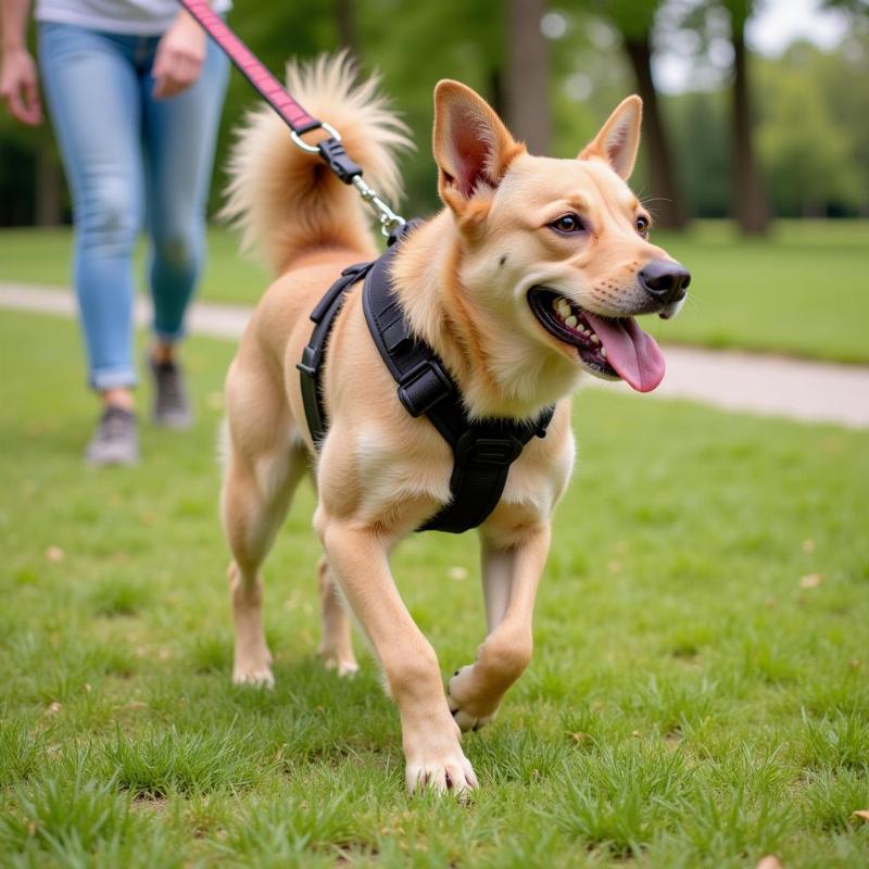 Dog Training with Harness