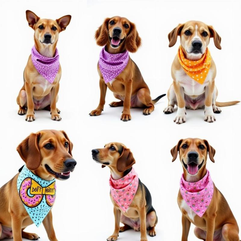 DIY Donut Bandanas for Dogs