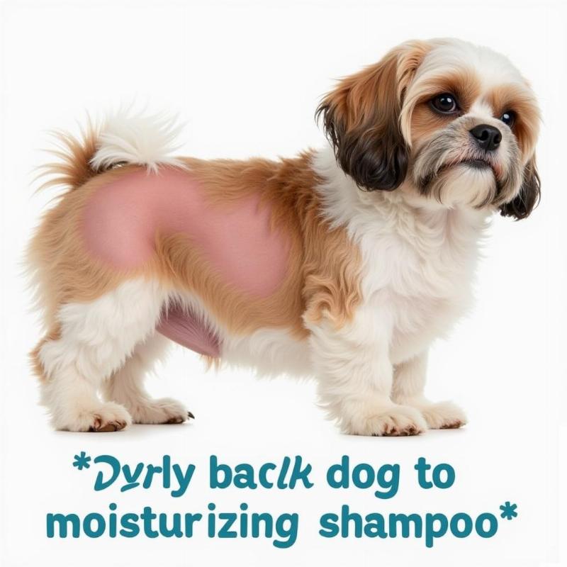 Shih Tzu with Dry Skin