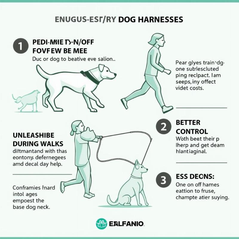 Benefits of using an easy on/off dog harness