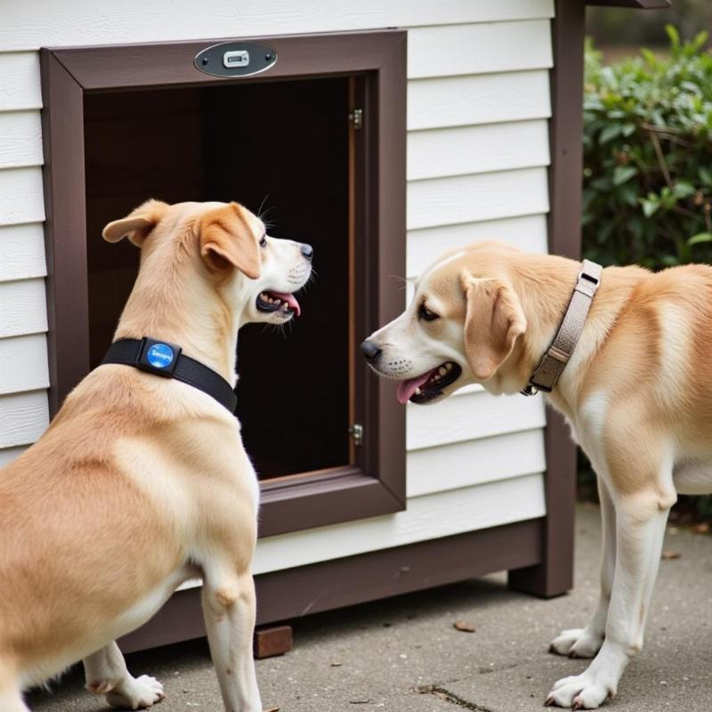 Electronic Dog Door for Dog House