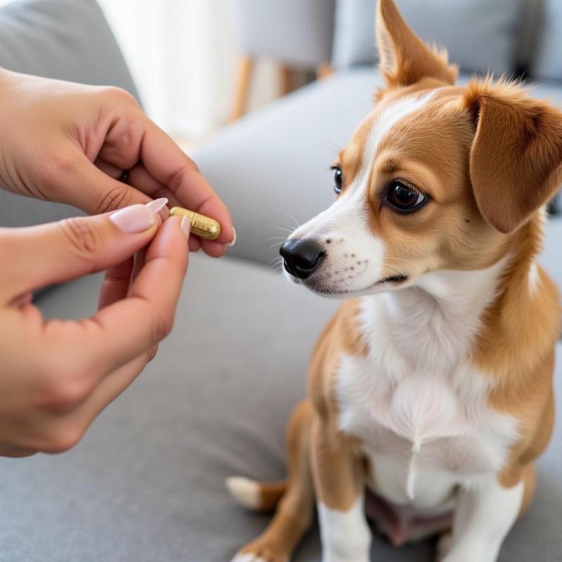 Giving Dog Herbal Supplements