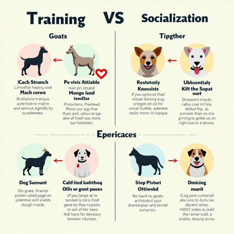 Training and Socialization Techniques for Goats and Dogs