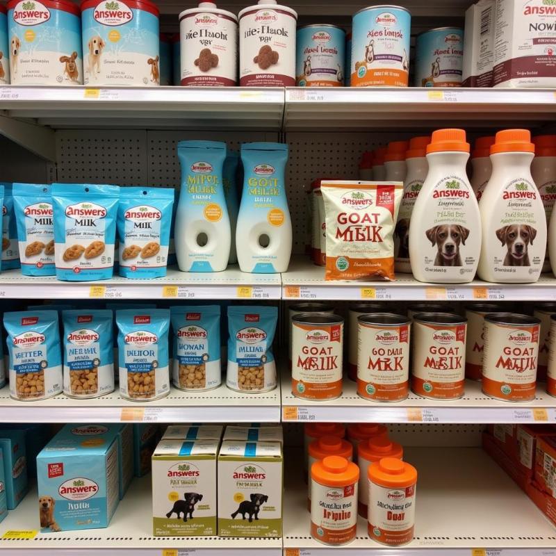 Goat Milk Products at PetSmart