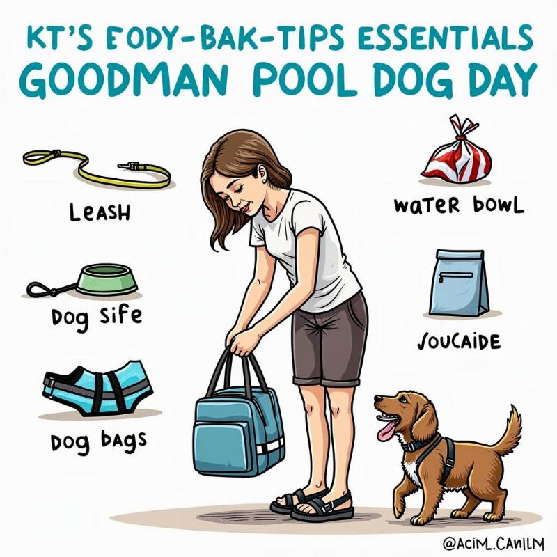 Chuẩn bị cho Goodman Pool Dog Day