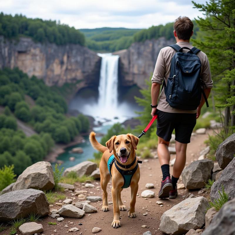 Dog Friendly Hike in Great Falls National Park