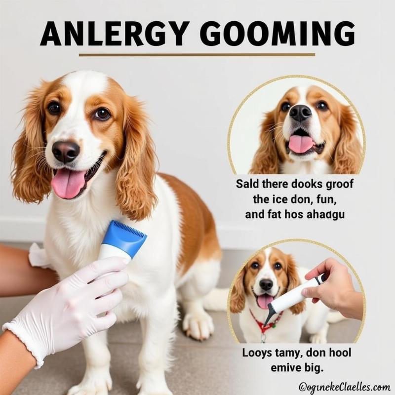 Grooming a Cocker Spaniel