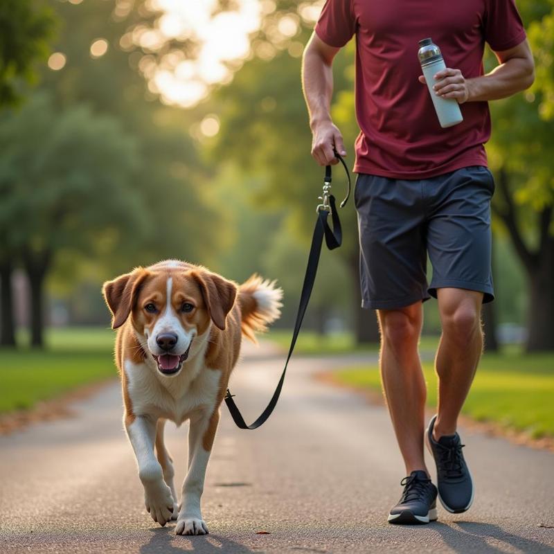 Hands-Free Leash and Travel Water Bottle