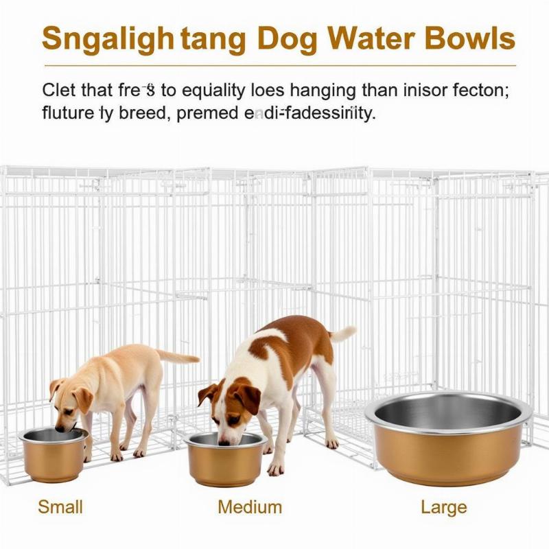 Choosing the Right Size Hanging Water Bowl for Your Dog Crate: A Size Comparison Guide