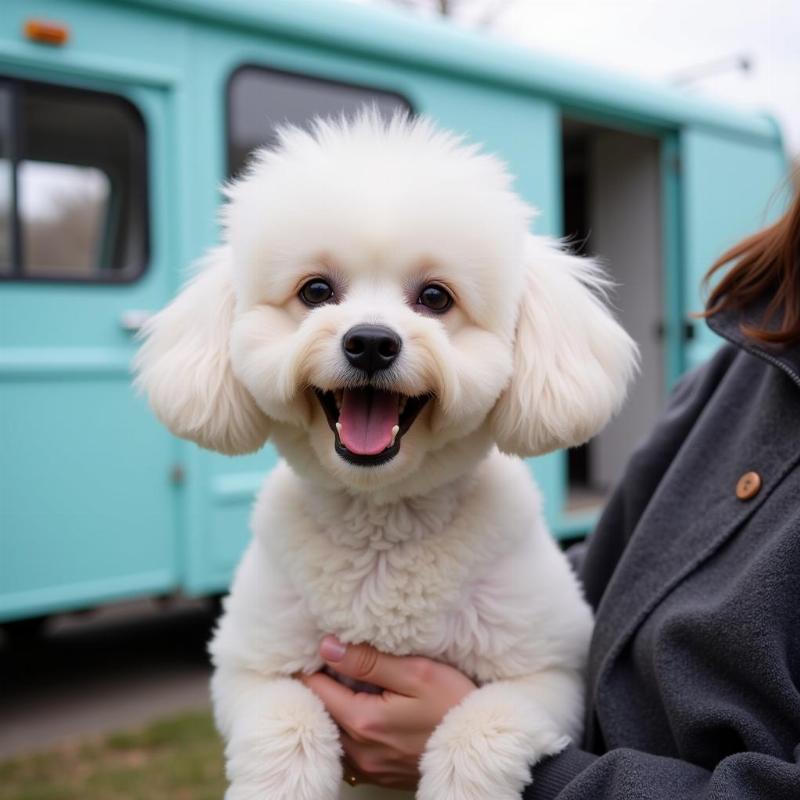 Happy Dog After Grooming in Augusta, GA