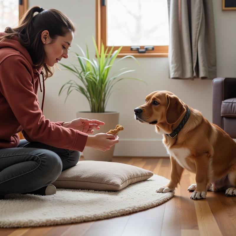 Training a Dog to Stay Off the Leather Couch