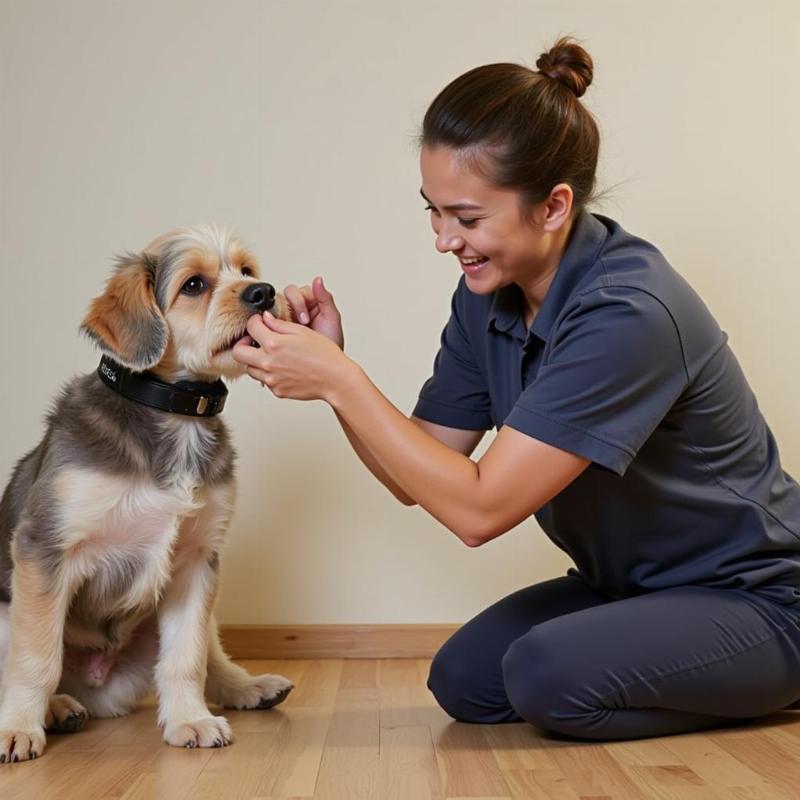 Training a Small Dog with a Bark Collar