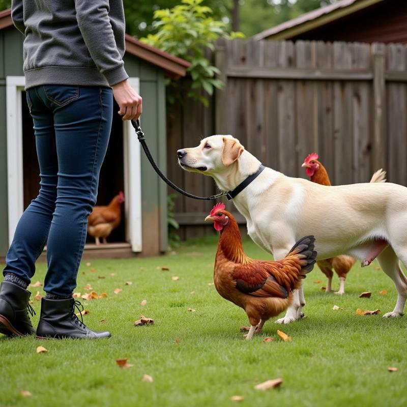 Guide to prevent dogs from hunting chickens