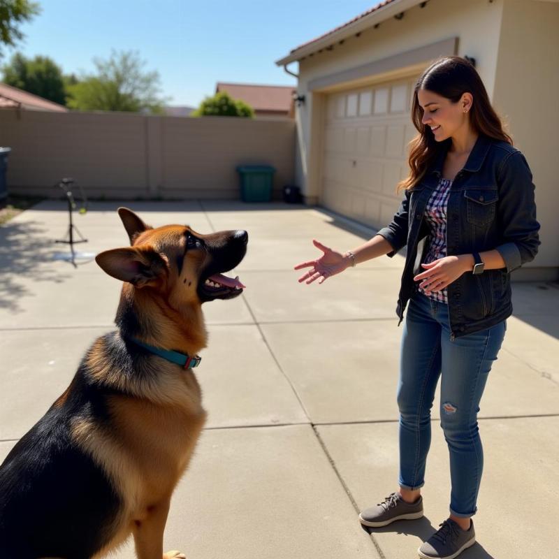 Training a dog with multilingual commands