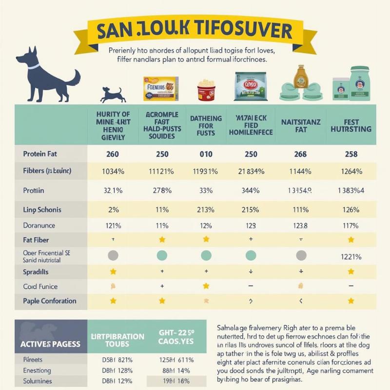 I and Love and You Dog Food Nutritional Chart