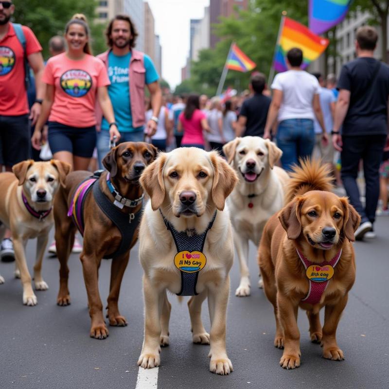 I Love My Gay Dog Sticker: Showcasing Pride and Pawsitivity