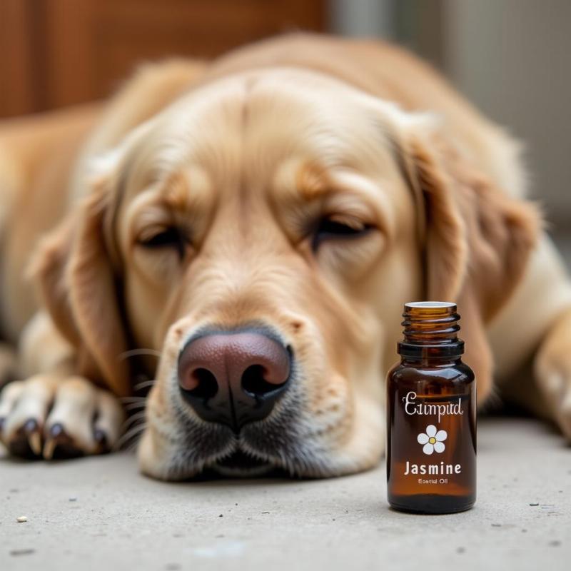 Jasmine Oil and a Dog