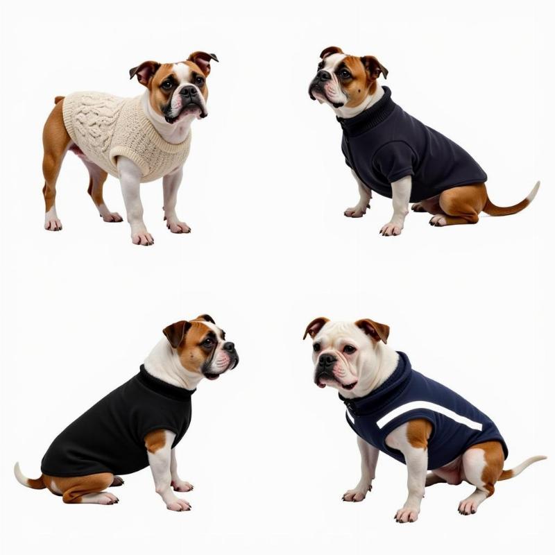 Stylish and Functional Dog Sweaters for American Bulldogs