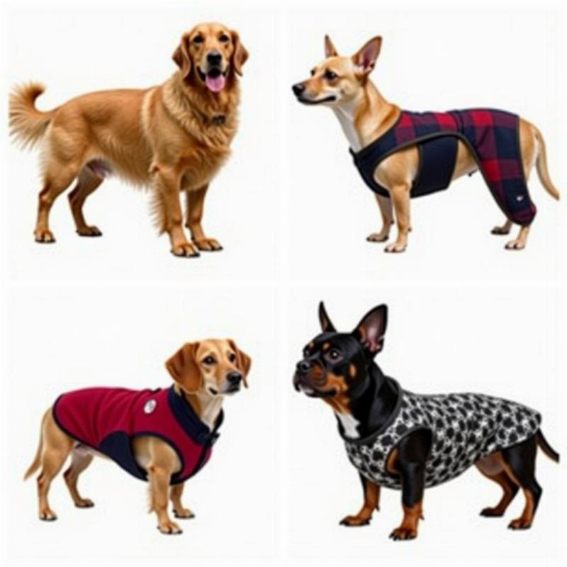 Different Styles of Dog Blanket Coats