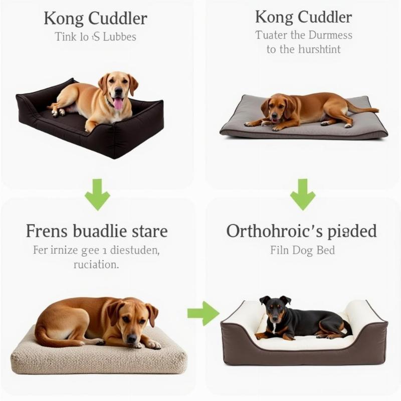 Kong Cuddler Dog Bed Large Comparison