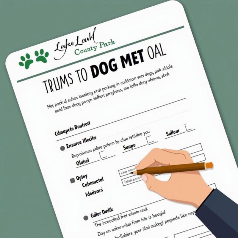 Lake County Dog Park Permit Application Process