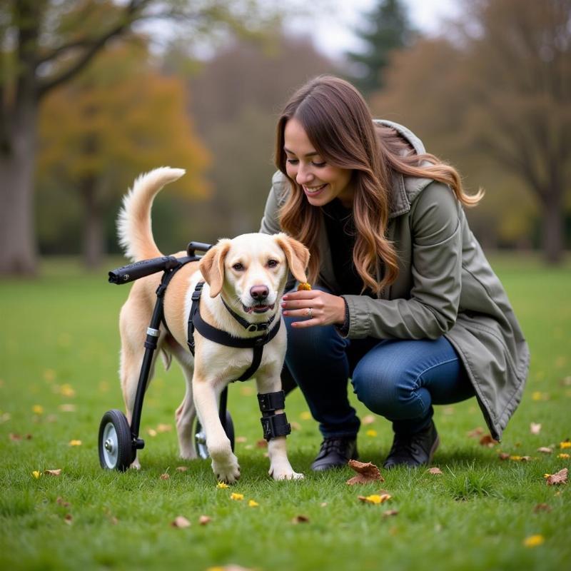 Acclimating Your Dog to the Wheelchair